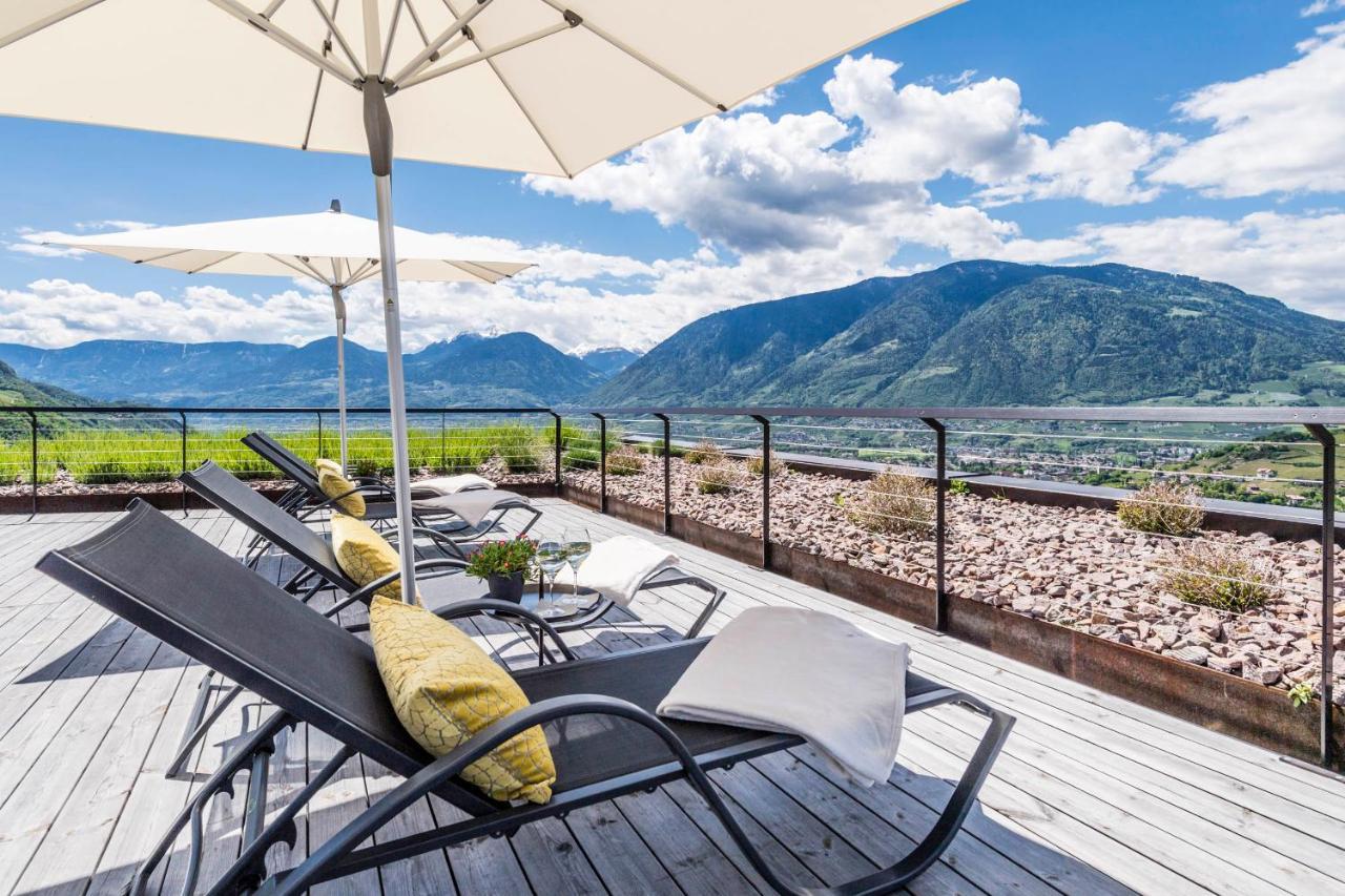 Hotel Rosengarten Schenna Bagian luar foto