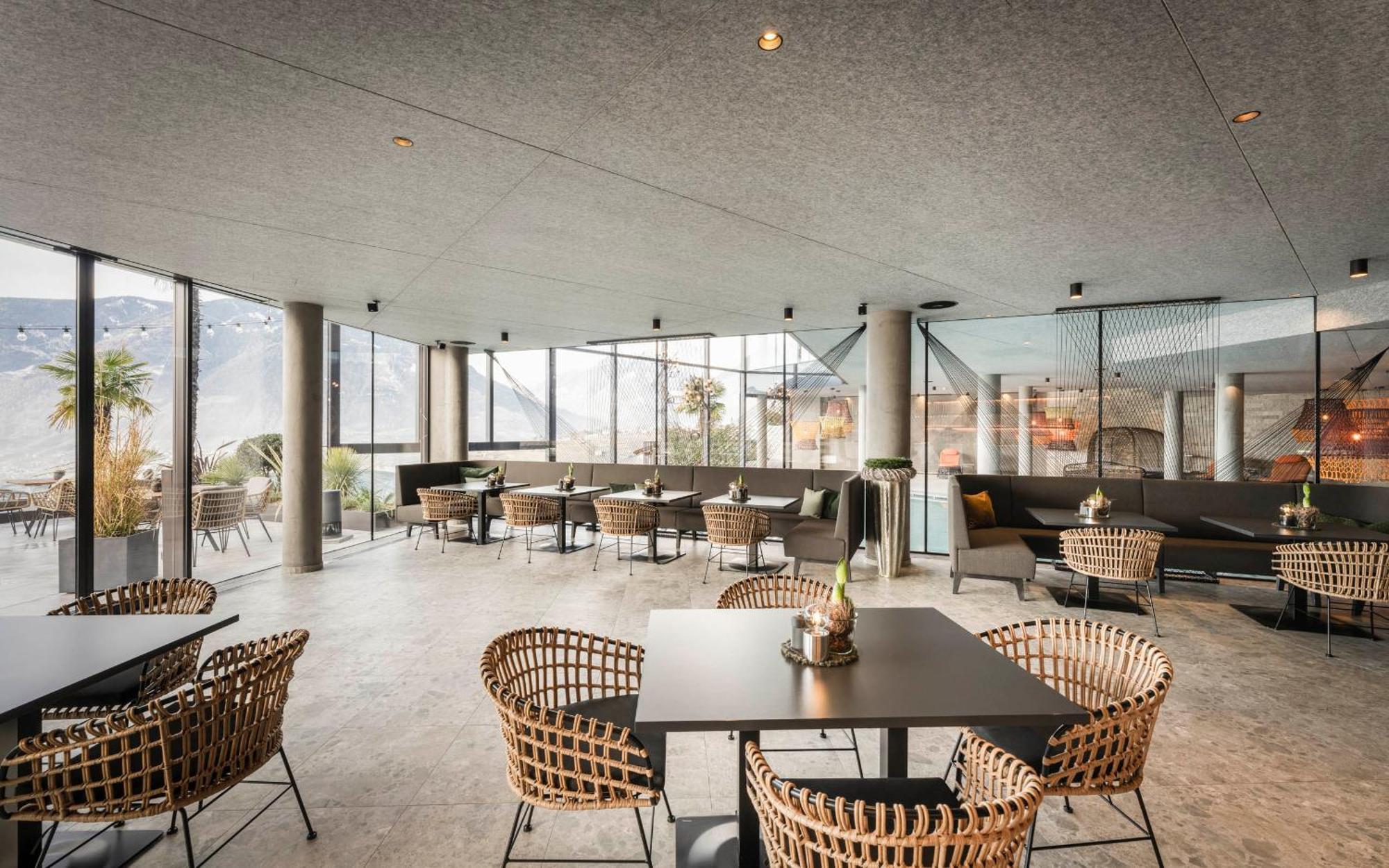 Hotel Rosengarten Schenna Bagian luar foto