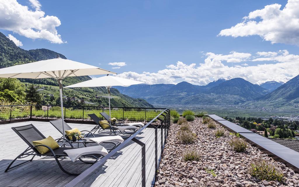 Hotel Rosengarten Schenna Bagian luar foto