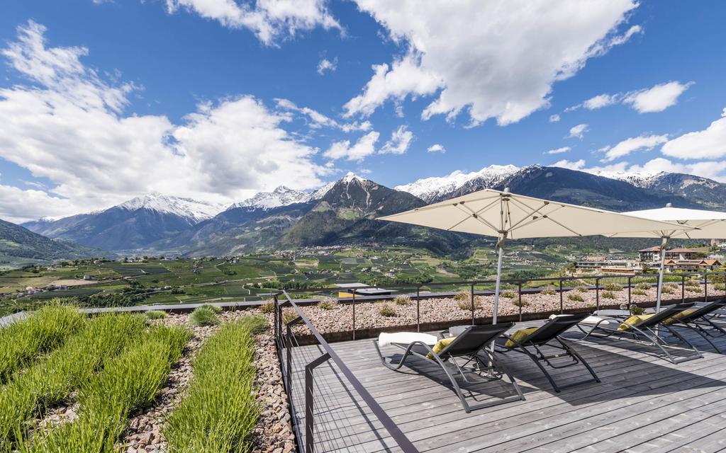 Hotel Rosengarten Schenna Bagian luar foto