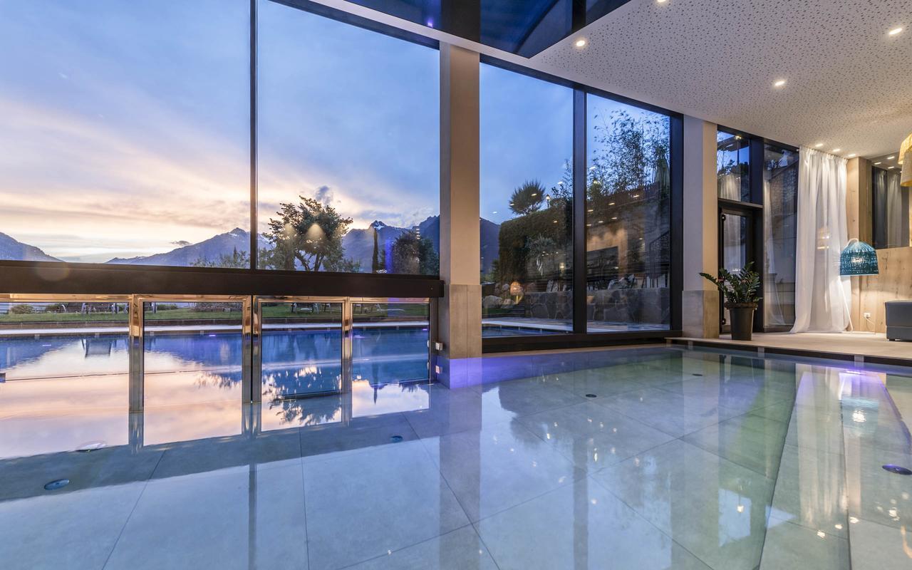 Hotel Rosengarten Schenna Bagian luar foto